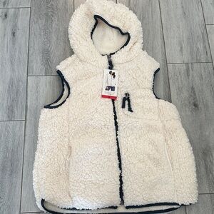 Cozy Cream Hooded Women’s Vest